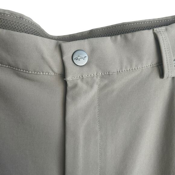 Greg Norman Men Golf Tech Pants 40X20 Beige Pockets Stretch Comfort Leisure - Picture 6 of 12